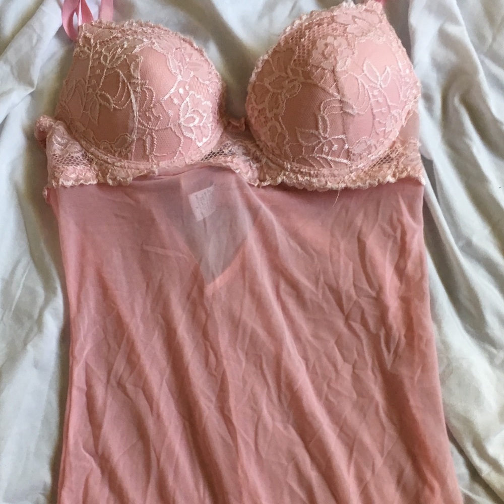 Rampage Intimates baby pink nighty